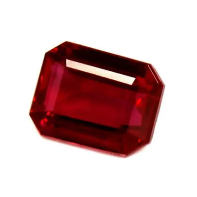 0.43ct Emerald Natural Ruby (Colour Red, Clarity Slightly Included, Cut Faceted)
