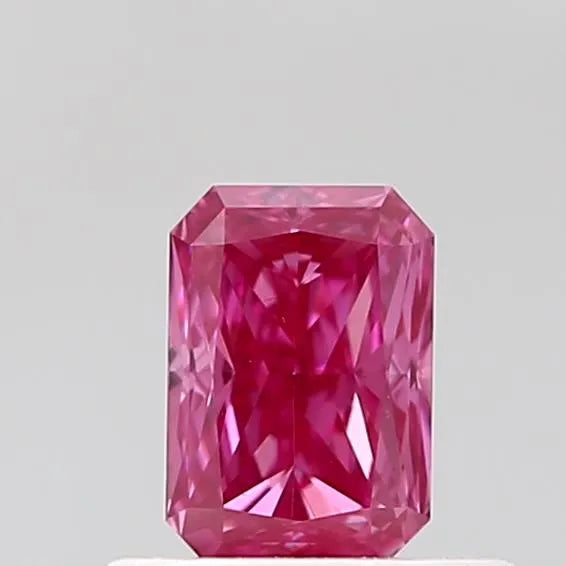 0.54ct Radiant Lab Grown Diamond (Colour Fancy Vivid Pink, Clarity VS1, IGI Certified)