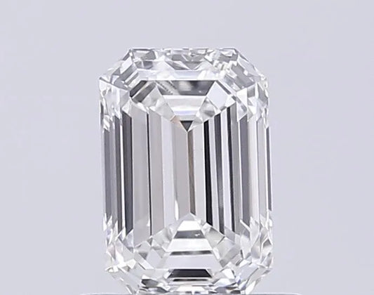 0.70ct Emerald Lab Grown Diamond (Colour G, Clarity VS1, IGI Certified)