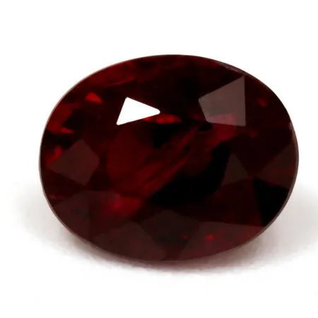 0.79ct Oval Natural Ruby (Colour Red, Clarity Slightly Included, Cut Faceted)