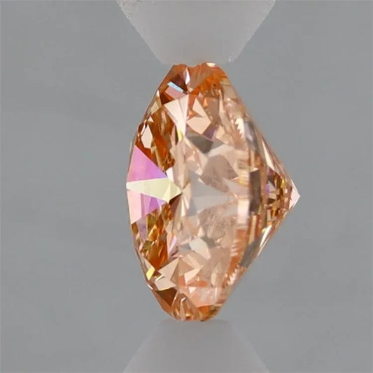 1.00ct Round Lab Grown Diamond (Colour Fancy Intense Pink, Clarity VS1, Cut VG, IGI Certified)