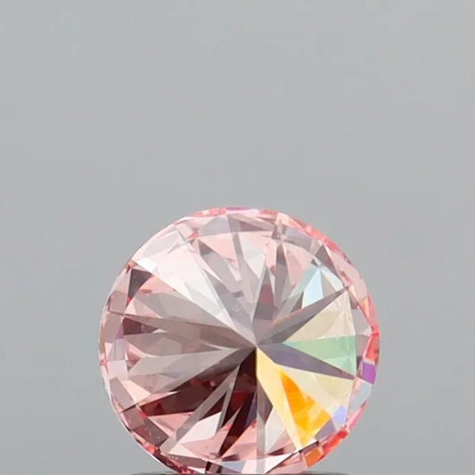 1.01ct Round Lab Grown Diamond (Colour Fancy Intense Pink, Clarity VVS2, Cut EX, IGI Certified)