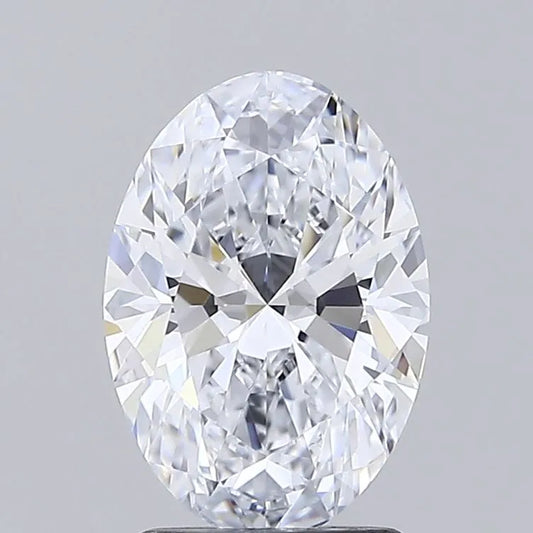 2.00ct Oval Lab Grown Diamond (Colour F, Clarity VVS1, IGI Certified)