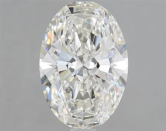 2.00ct Oval Lab Grown Diamond (Colour G, Clarity VS1, IGI Certified)
