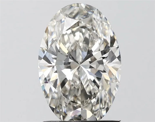 2.02ct Oval Lab Grown Diamond (Colour H, Clarity VVS2, IGI Certified)