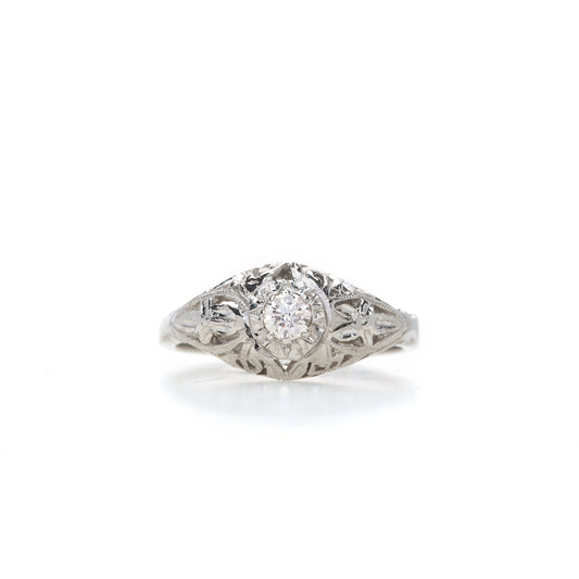 Antique Solitaire Ring